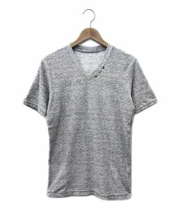 美品 フランシストモークス 半袖Tシャツ スタッズ ビジュー付き レディース 2 M francistmorks [1204]