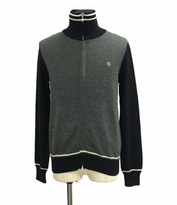  Gucci silk . driver's knitted full Zip cardigan men's S S GUCCI [0502]