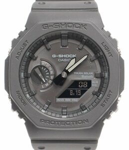 美品 カシオ 腕時計 Bluetooth搭載 GA-B2100 G-SHOCK ソーラー ブラック メンズ CASIO [0104]