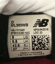 ニューバランス ローカットスニーカー ML565WB メンズ 27 L new balance [1204]_画像4