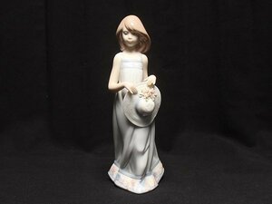 リヤドロ フィギュリン 置物 オブジェ インテリア 5643 お気に入りの麦わら帽子 LLADRO [1204]