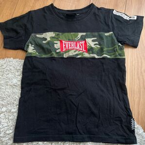 キッズ　Tシャツ　黒　140