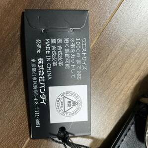 シン・仮面ライダー 1号 ベルト 100cm 黒 大人サイズ ファッションベルト 仮面ライダー 変身 タイフーン 本郷 紳士の画像2