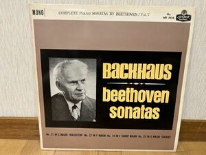 クラシックLP　キングレコード　MR-5104　バックハウス　ベートーヴェン／ピアノ・ソナタ第２１番、２２番、２４番、２５番