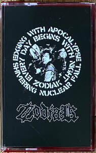 ZODIAK / Every Day Begins With Night (Cassette Tape) AnxietyRecords punk hardcorepunk dbeat japanesehardcore punkcassette カセット