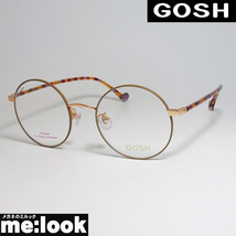 GOSH ゴッシュ レディース 眼鏡 メガネ フレーム GO2018-5-48 度付可 マットブラウン_画像1