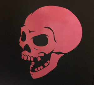 .. good pass .![ Skull ]. cutting sticker!