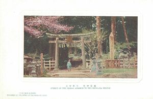 宮城 鹽竈神社 七曲坂上★明治大正時代★戦前古絵葉書★n1657