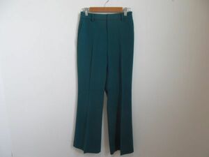 (54125)ユニクロ　UNIQLO　レディース　フレア　パンツ　W58　USED