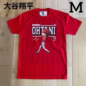 ★大谷翔平 Tシャツ★ロサンゼルス・エンゼルス★レッド★新品M