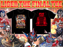 新日本プロレス 獣神サンダーライガー 引退記念 Tシャツ L or XL 新日 獣神ライガー ピクチャーTシャツ LIGER THE FINAL IWGP G1 BOSJ Jr_画像3