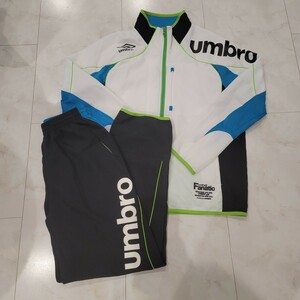 UMBRO アンブロ ジャージ 上下セット トレーニングウェア ホワイト 黒 青 緑 Mサイズ