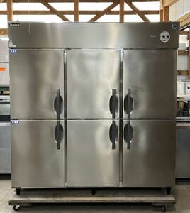 落札者引取(九州は自社便で対応可)2018年製ダイワ冷凍冷蔵庫 縦型2冷凍4冷蔵 633YS2-EC 3相200V仕様 外寸(mm)W1800×D650×H1905中古実働品