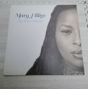 MARY J. BLIGE - ALL THAT I CAN SAY LP レコード コレクション