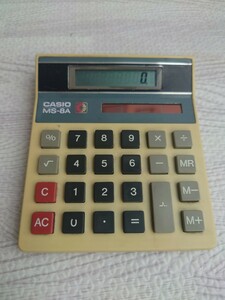  Casio calculator MS-8A CASIO count machine retro 