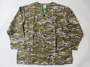 新品 SOUTH2 WEST8 V Neck Army Shirt サイズM タイガーカモ柄シャツジャケット/サウスツーウエストエイト