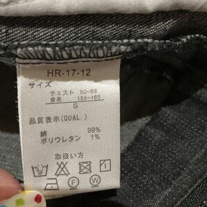 メンズ TRANS CONTINENTS ライダースジャケット コットン ブラック 美品 Sサイズの画像5