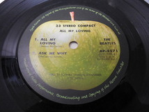 THE BEATLES・ザ・ビートルズ / all my loving 　 　 EP盤・AP-4571_画像5