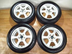 OZ MSW15 6.5J-16 off+50 pcd112/5H ブリザックVRX2 205/55R16 16インチアルミホイール+スタッドレスタイヤ付4本アウディA3/ゴルフ5/6/7