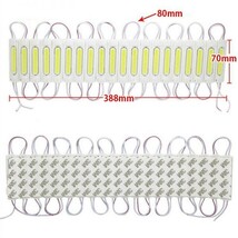 24V ブルー 青 COB シャーシマーカー トラック タイヤ灯 LED サイドマーカー 路肩灯 LEDダウンライト 防水 40パネル 連結 40コマ CBD12_画像5