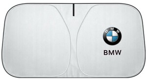 ★激レア★BMW ロゴ フロントサンシェード 車用サンシェード 日よけ フロントカバー ガラスカバー★折りたたみ式★収納袋付★