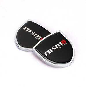 * new goods * Nissan NISMO* emblem badge sticker *2 piece set * car sticker emblem plate fender badge seal equipment ornament 