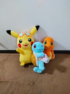 ポケモンぬいぐるみ 　ピカチュウほか　3点