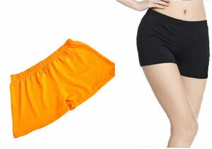  lady's [ orange - Yahoo auc ] Junior Kids dance costume inner short pants lesson put on yoga fitness 1 minute height cy148-pa