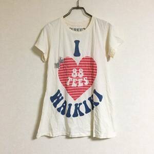 ★☆88TEES レディース Tシャツ エイティエイティーズ ハワイ ホノルル オアフ Ｆサイズ ☆★