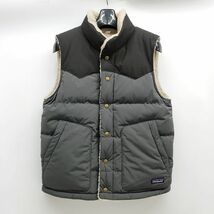 261322【XSサイズ】 patagonia Bivy ビビー リバーシブル ダウン ベスト Forge Grey グレー STY27588FA20 パタゴニア メンズ▲_画像1