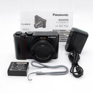 【Y815】パナソニック コンパクトデジタルカメラ ルミックス TX2 光学15倍 ブラック DC-TX2-K