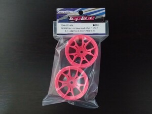 【TDW-0714PK】TOPLINE FX SPORT ホイール【deep face】offset7 ピンク RC ラジコン トップライン