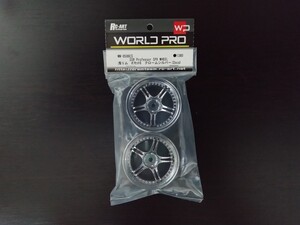 [WW-0506CS]WORLDPRO SSR Professor SPX WHEEL オフセット6（浅リム）　クロームシルバー (2pcs) RC ラジコン RC-ART ホイール