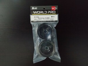 [WW-0506BC] WORLDPRO SSR Professor SPX WHEEL オフセット6（浅リム）　ブラッククローム (2pcs) RC ラジコン RC-ART ホイール