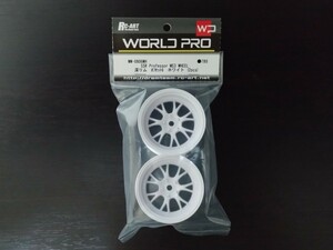 [WW-0806WH] WORLDPRO SSR Professor MS3 WHEEL オフセット6（深リム）　ホワイト (2pcs) RC ラジコン ホイール