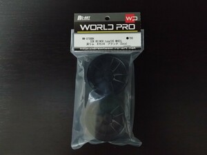 [WW-0708BK] WORLDPRO SSR REINER type10S WHEEL オフセット8（深リム）　ブラック (2pcs) RC ラジコン RC-ART ホイール