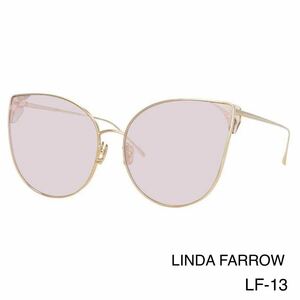 Линда Фэрроу Линда Фалло LFL895/5 Флаер Cateye Солнцезащитные очки новые неиспользованные очки