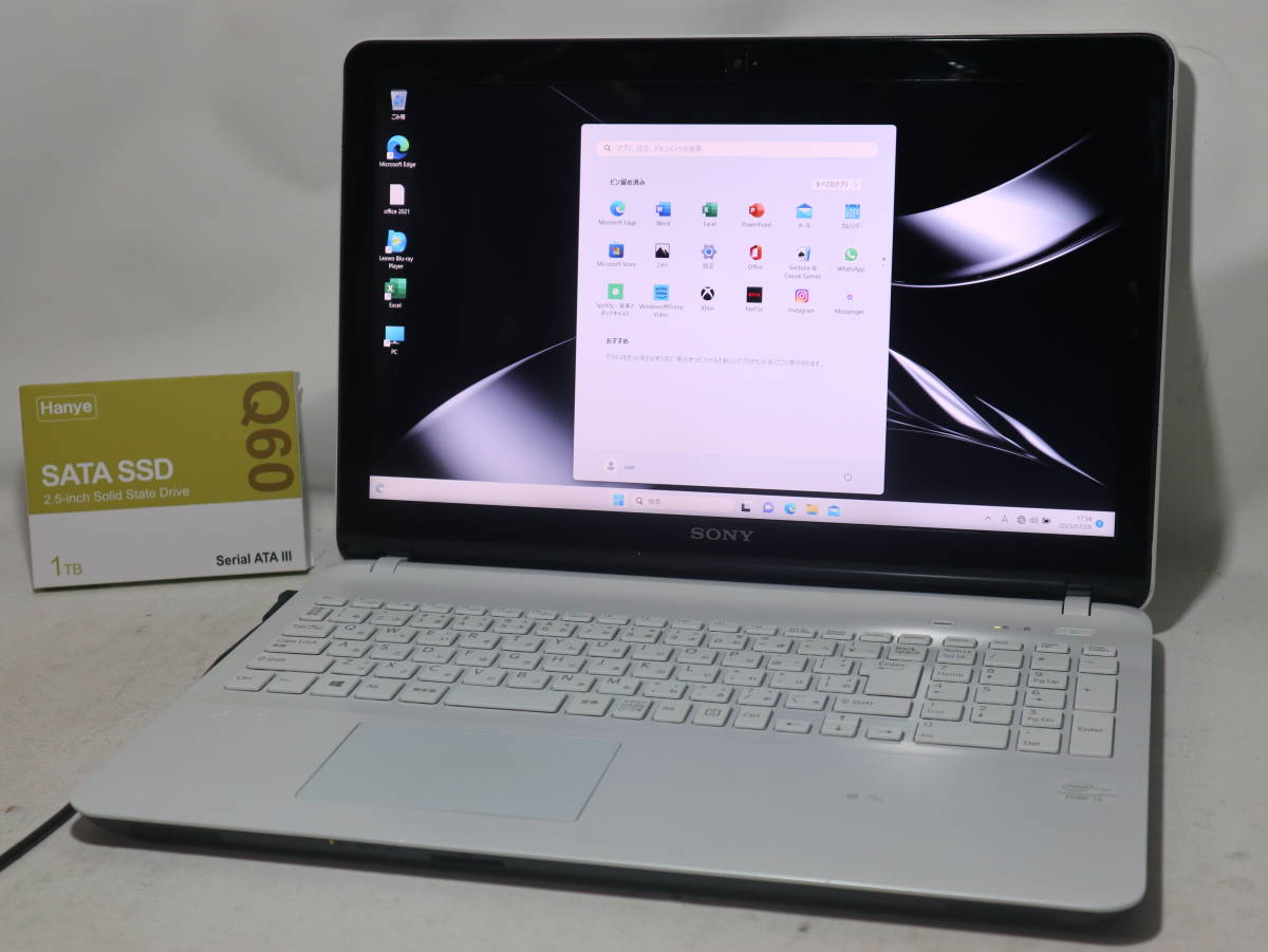 爆速!!VAIO Core i7 8GB/480GB(SSD)/WIN11-