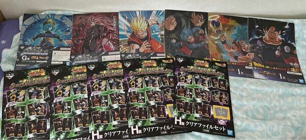 一番くじドラゴンボール　クリアファイル22枚セット新品未使用　被りなし