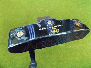 【税込】6686 BRAIN STORM HAPPY PUTTER EYE ALIGN BLADE 35インチ 付属品有 ブレインストーム ハッピーパター .621571.