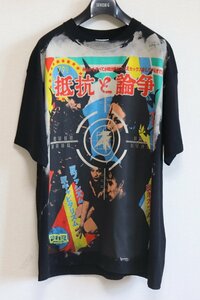 新品POP ROCKER Digital Hardcore Recordingsオマージュ TシャツL限定品激レアbakateeeシルクスクリーン手刷り