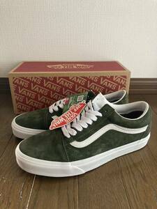 バンズ　未使用品　US8.5 26.5cmオールドスクール　アメリカ企画　VN0A4BW250K グリーン　緑　VANS