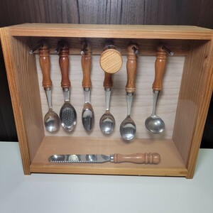 Tomi Woody cutlery set antique camp Solo can 