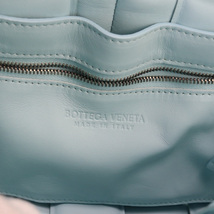 中古ボッテガヴェネタBOTTEGA VENETA イントレチャート パデッドカセット 斜め掛け レザー 591970 VCQR1 ブルー ランク：AB us-1_画像5