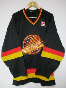 90's Canada made JERICO NHL kana ks hockey jersey XL size 
