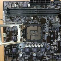 ASUS H110M-A(LGA1151) MicroATX マザーボード INTEL第6・7世代CPU対応 自作PC DIY 修理材料★通電,BIOS確認済み_画像7