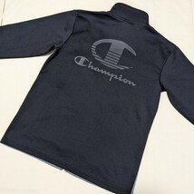 +AV51 Champion チャンピオン 160 ジャージ 上下 セット グレー 黒 ジャケット パンツ スポーツ ウェア トレーニング_画像3