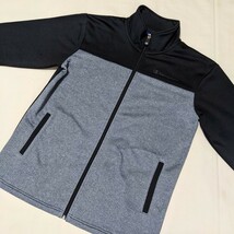 +AV51 Champion チャンピオン 160 ジャージ 上下 セット グレー 黒 ジャケット パンツ スポーツ ウェア トレーニング_画像2