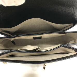 ▼極美品 【GUCCI】グッチ インターロッキングG 2way チェーン ショルダーバッグ レザー 鞄 ブラック 黒 ハンド 510306 RC3840の画像6