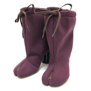 V прекрасный товар [Maison Margiela] mezzo n Margiela tabi ботинки tabi размер 37 лиловый фиолетовый обувь обувь женский женский RC3905